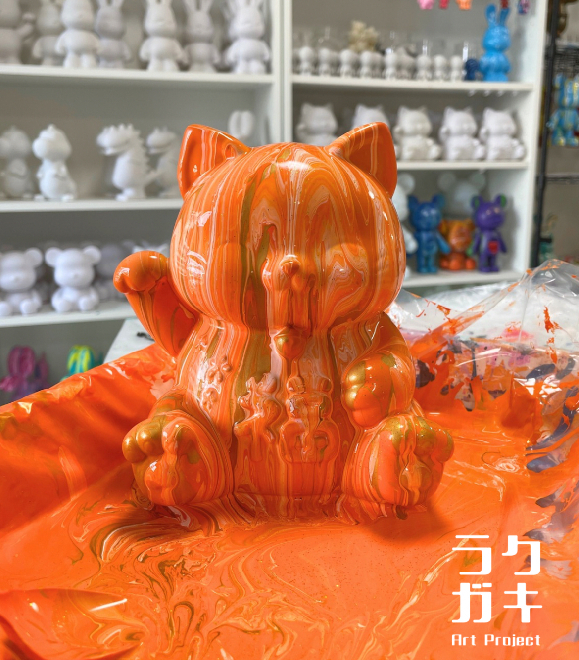 【福岡店限定】「福」招き猫フィギュア新登場