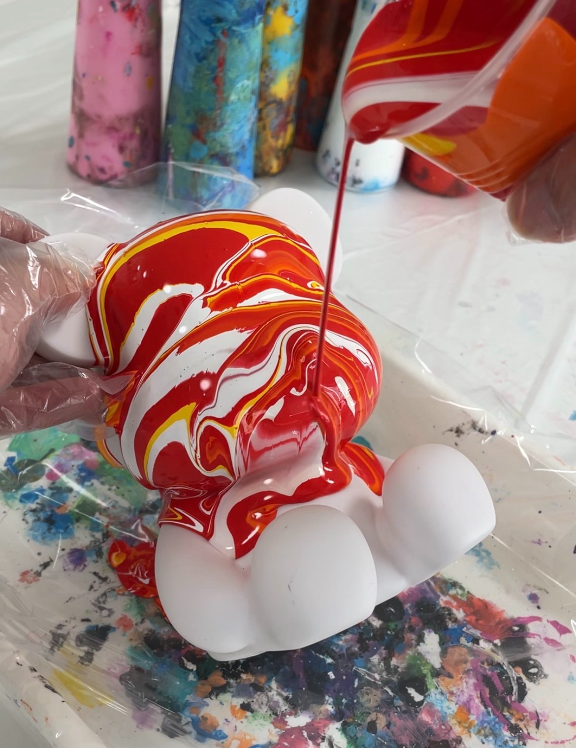 数種類のフュギュアから制作